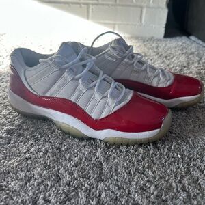 Nike Red and White Men's Sneakers